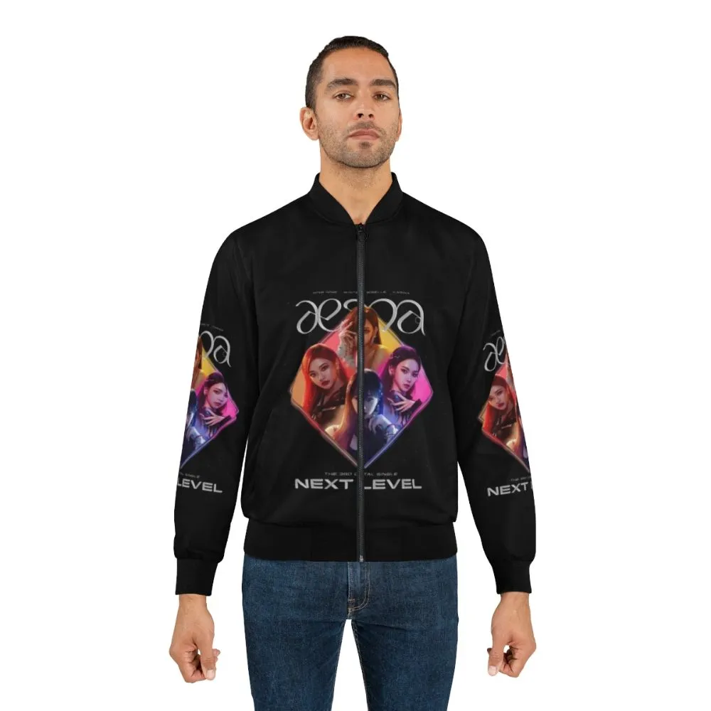 aespa Lightstick Bomber Jacket