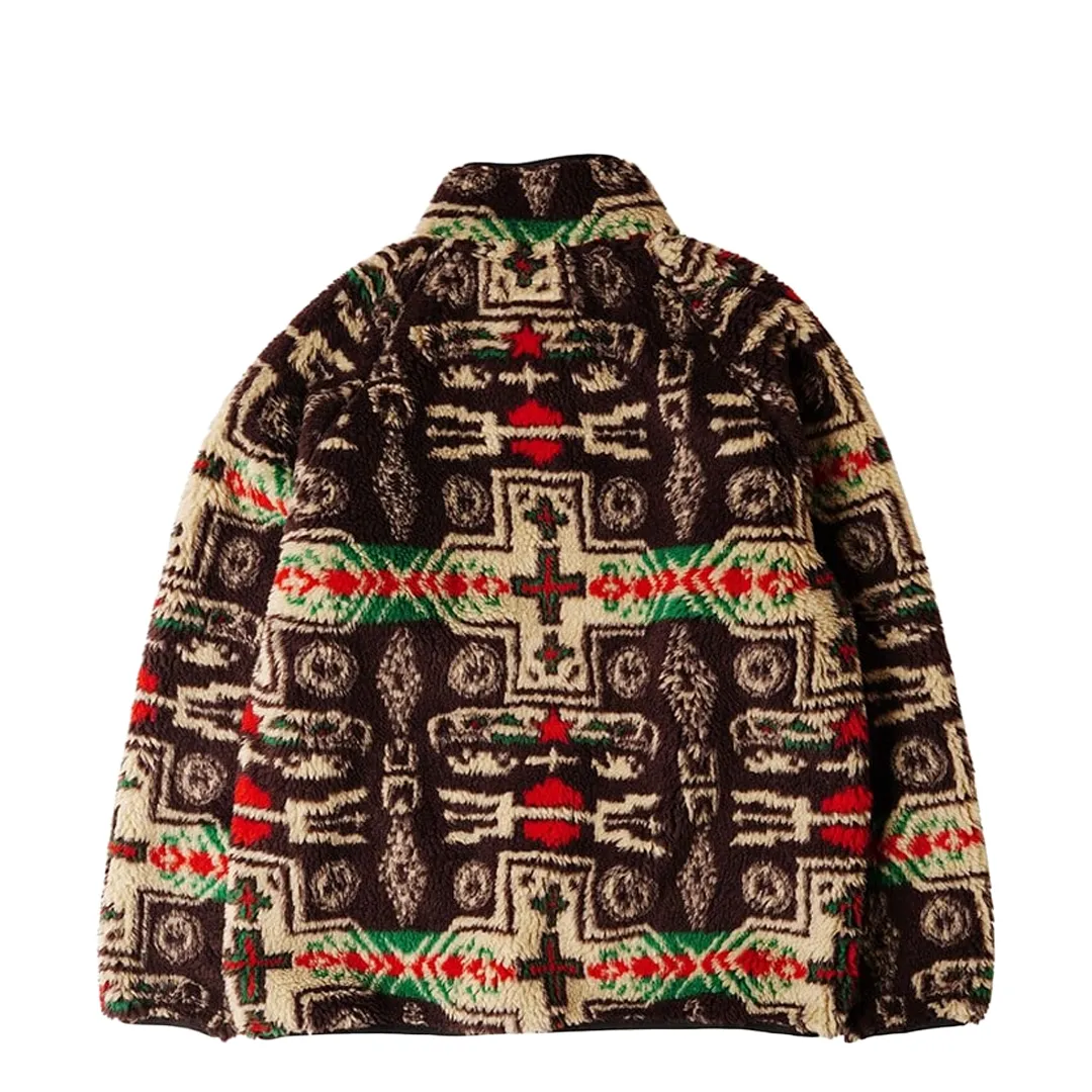 CHIMAYO FLEECE JACKET BROWN