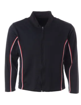Label Shell Black Bomber Jacket
