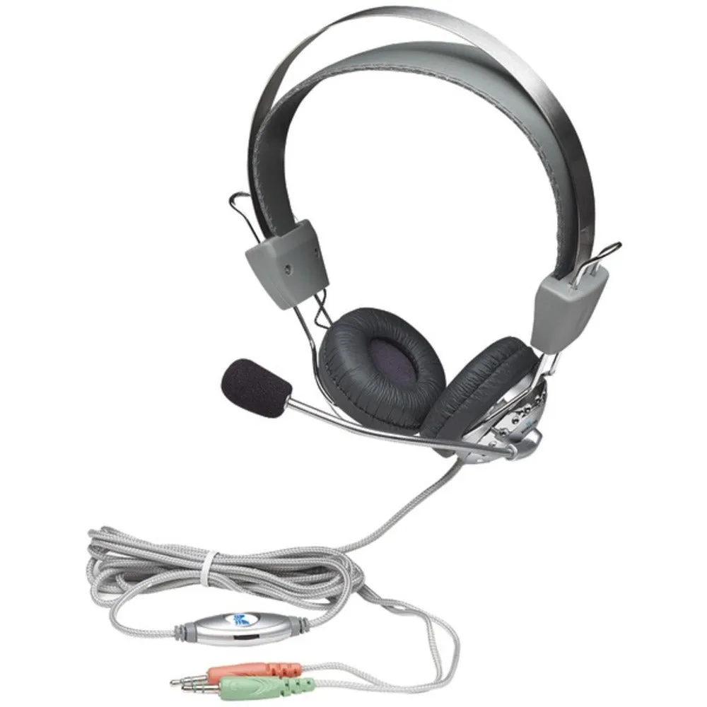 Manhattan 175517 Stereo Headset with In-Line Volume Control