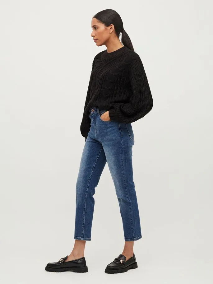 Meriah Knitted Jumper (Black)